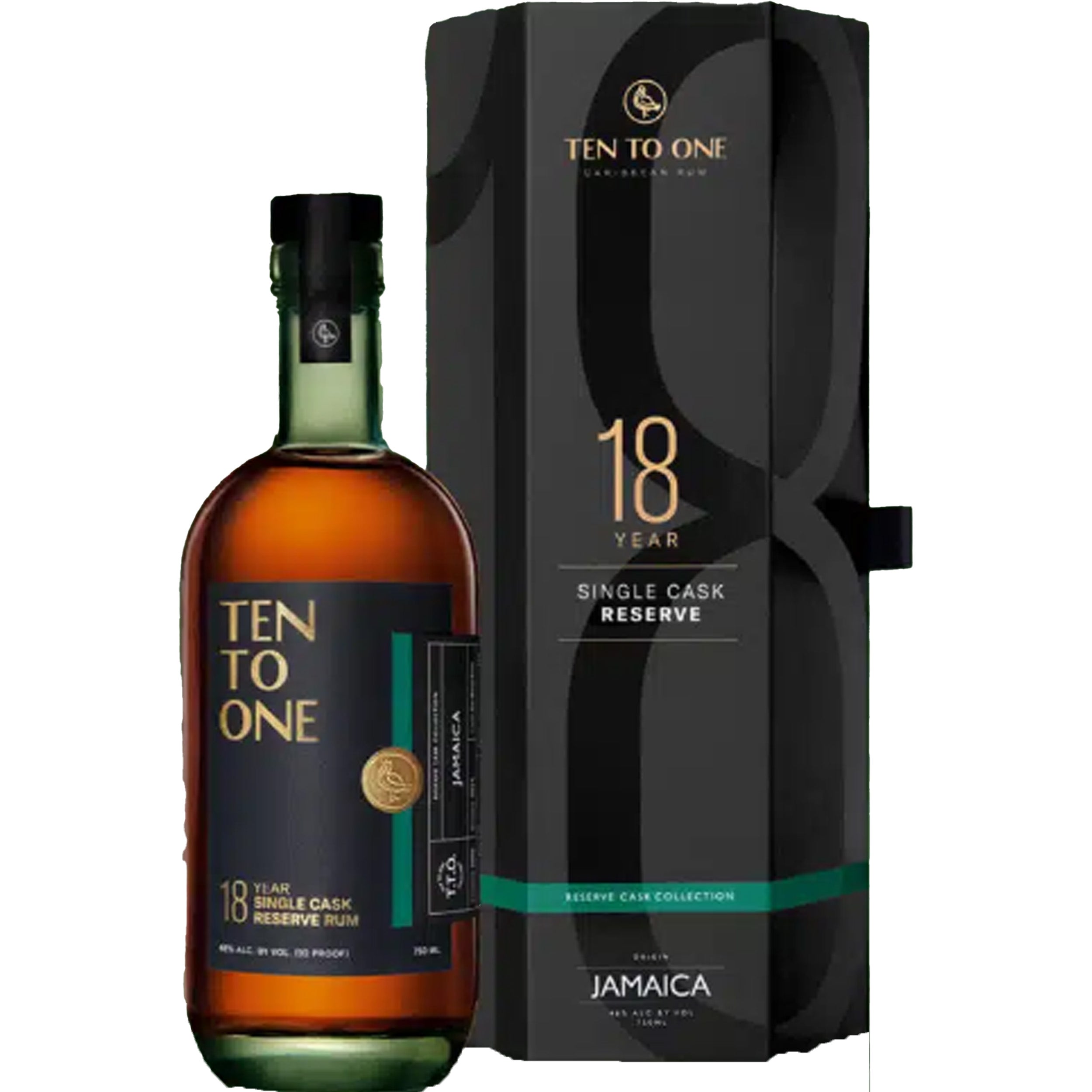 Ten To One Single Cask Jamaica 18 Year Rum