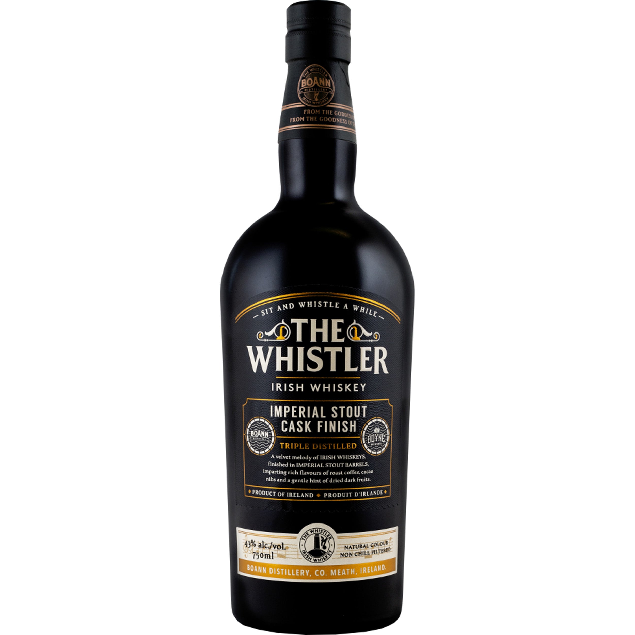 The Whistler Stout Cask Finish Irish Whiskey