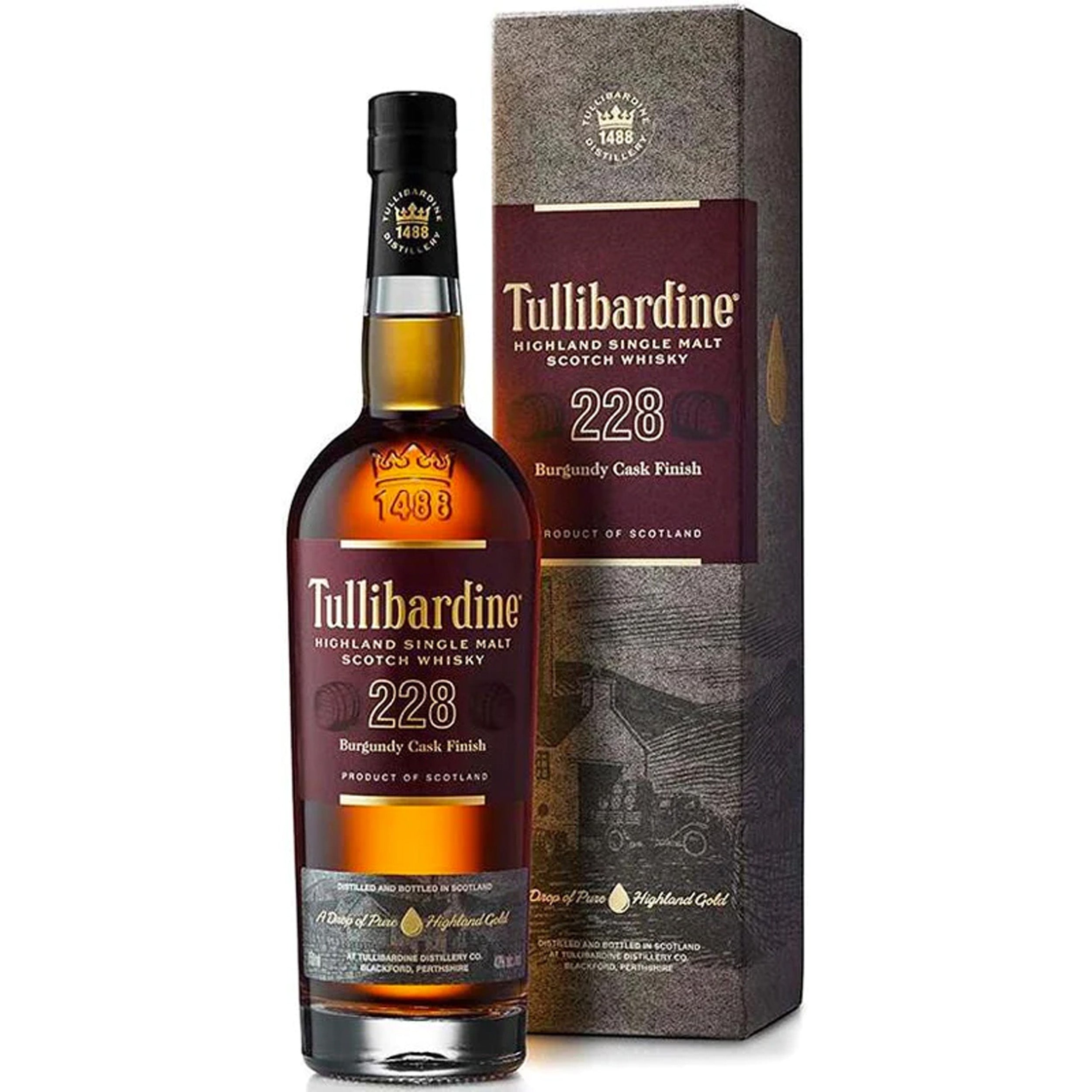 Tullibardine 228 Burgundy Cask Finish Scotch Whisky