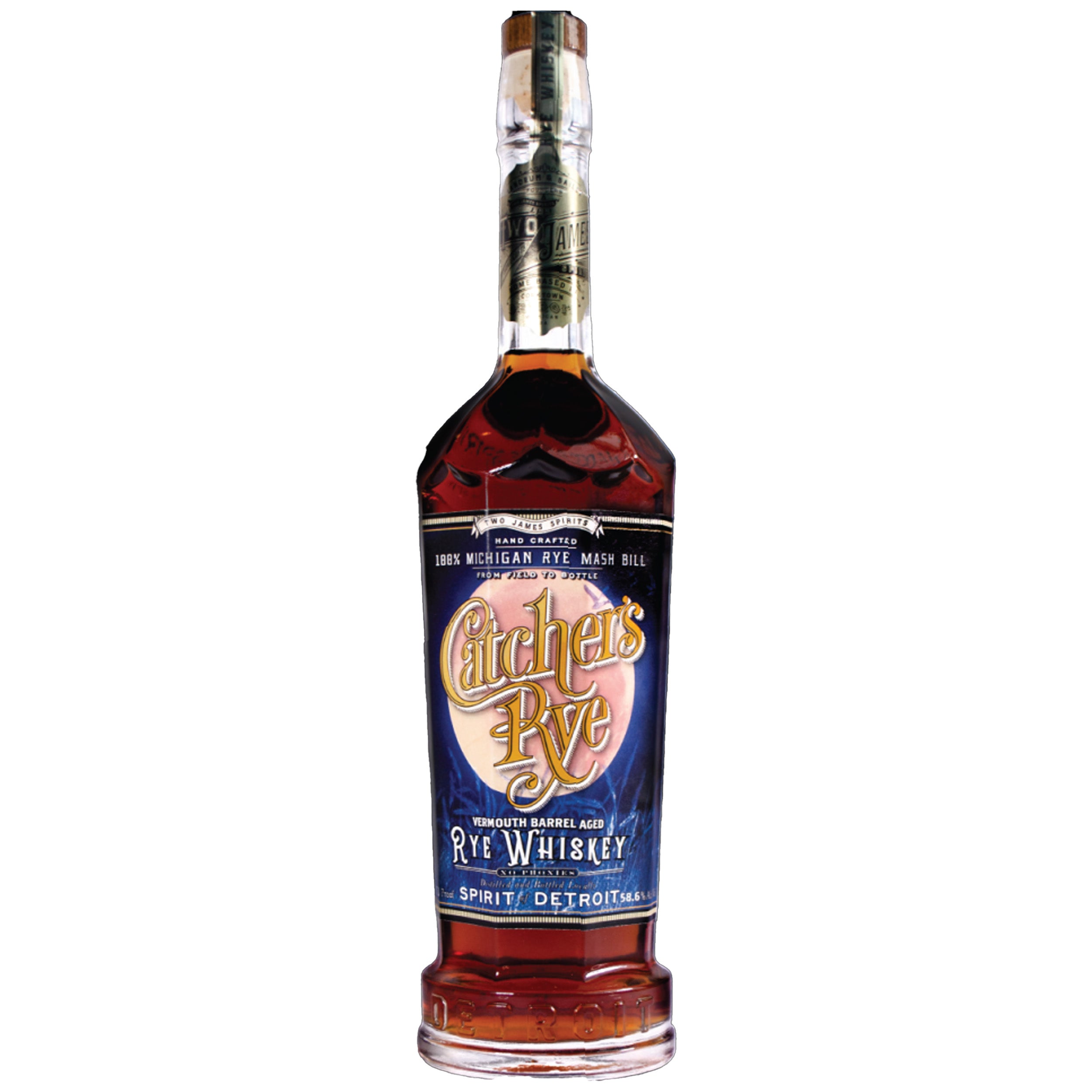 Two James Vermouth Finish Catchers Rye Whiskey