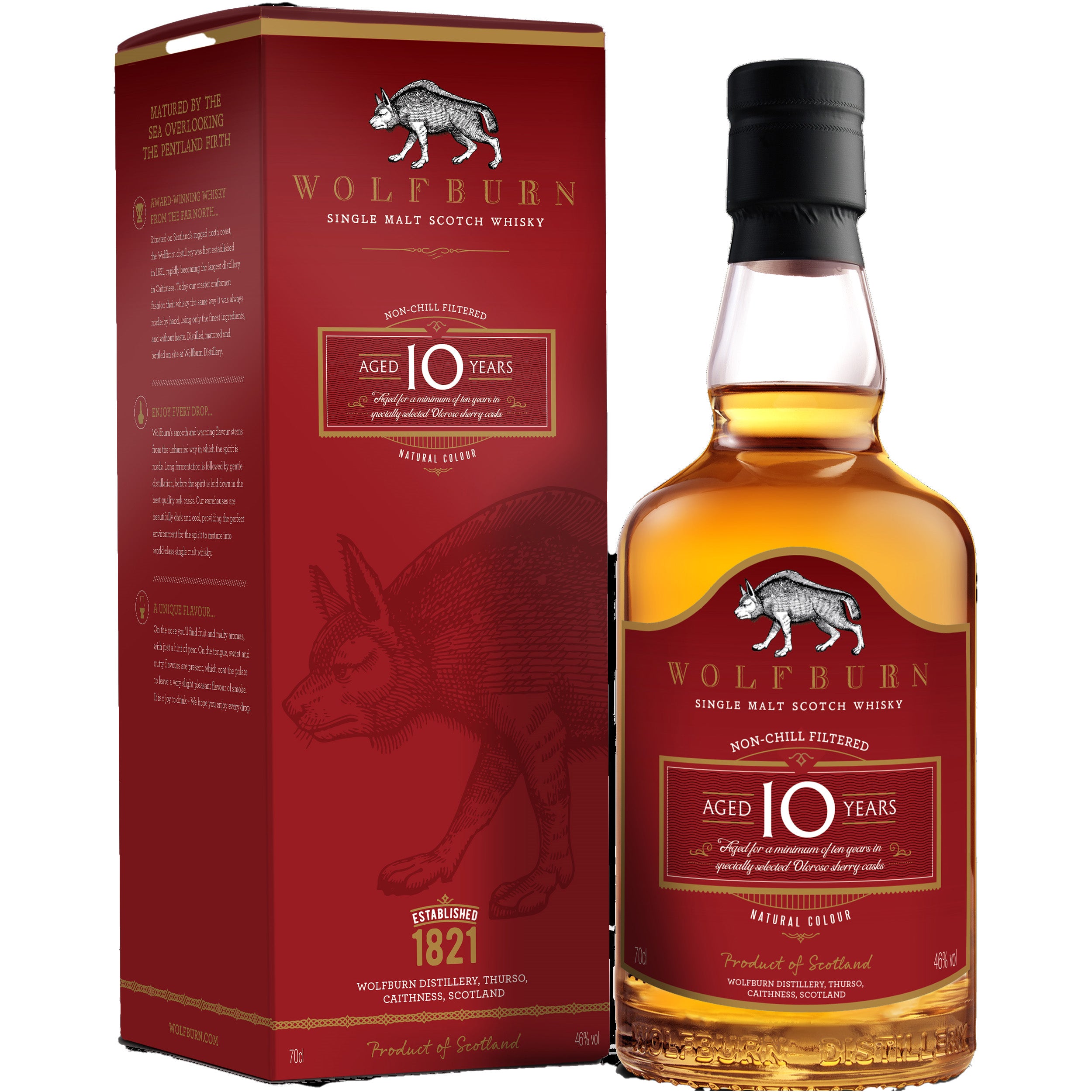 Wolfburn 10 Years Old Single Malt Scotch Whisky – Chips Liquor
