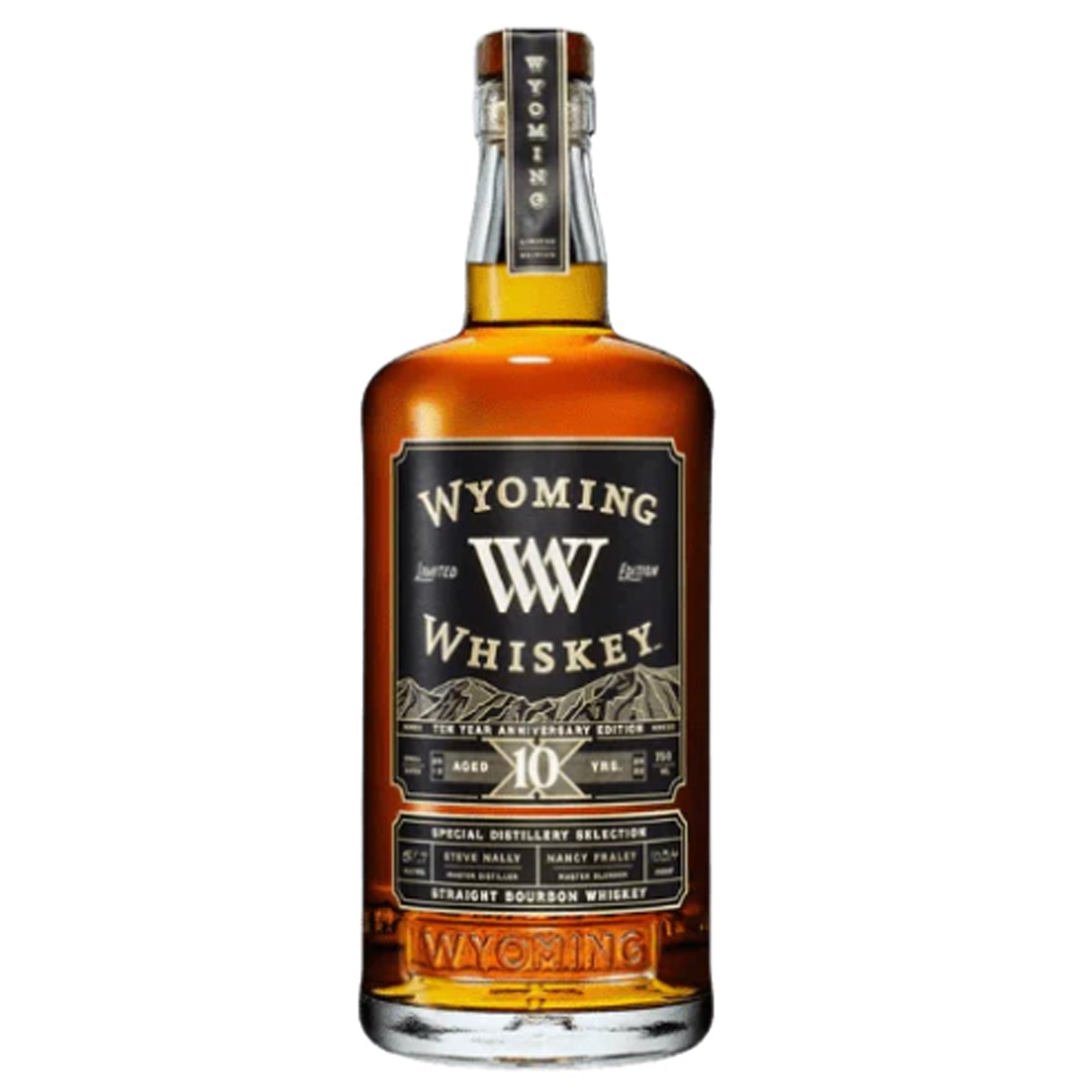 Bourbon Straight Chips Wyoming Anniversary Liquor Whiskey Years 10 Whiskey Edition –