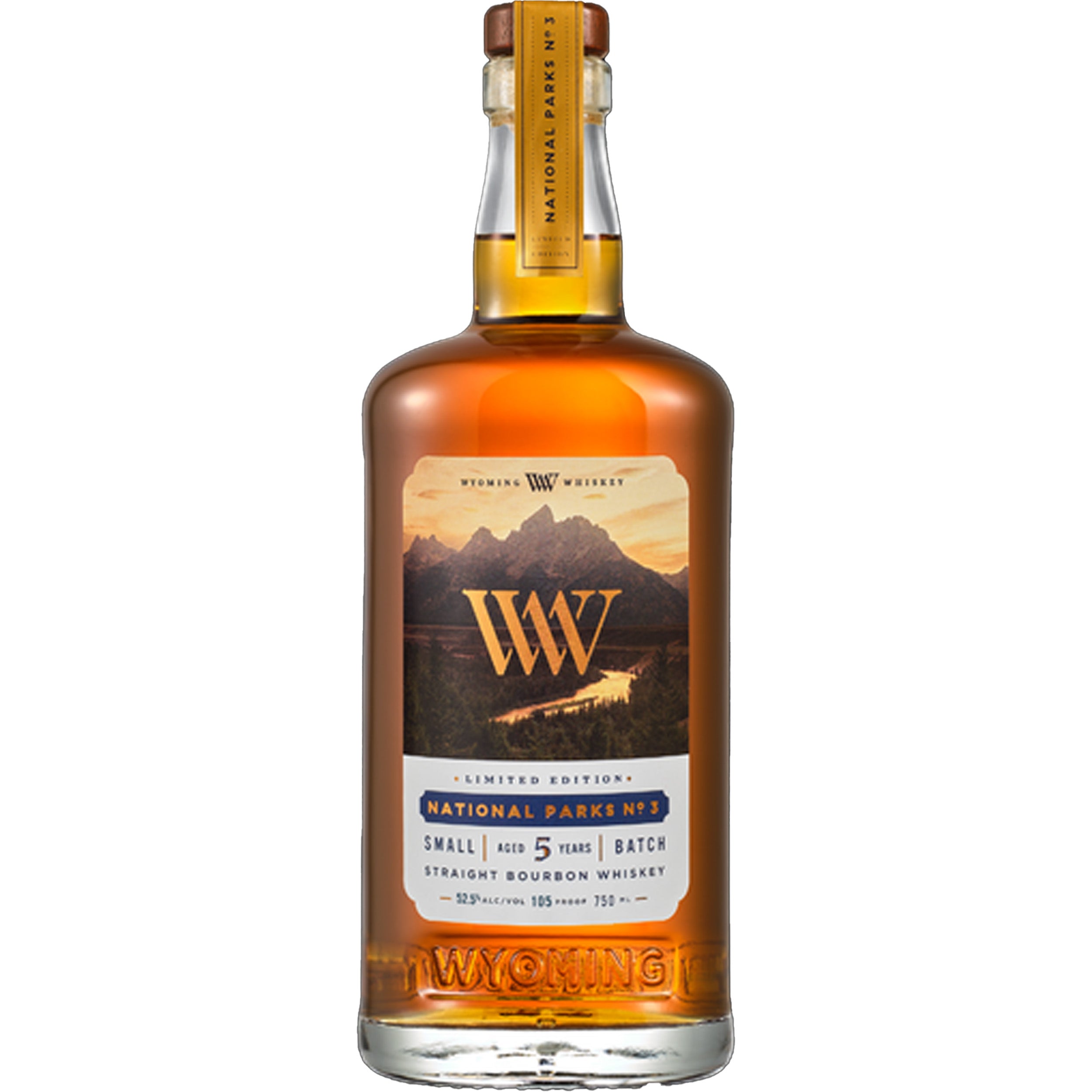 Whiskey Chips National Whiskey – Wyoming No.3 Bourbon Parks Liquor