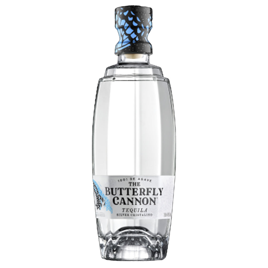 The Butterfly Cannon Cristalino Silver Tequila