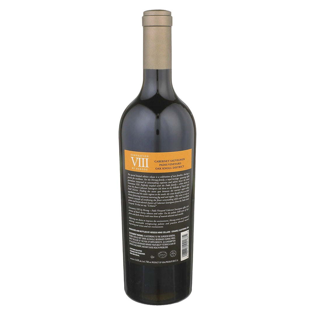 Herzog Generation VIII Padis Vineyard Oak Knoll District Cabernet Sauvignon