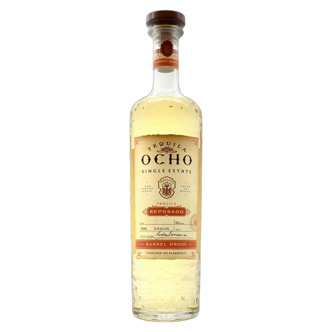 Tequila Ocho Barrel Proof Reposado 750ml bottle