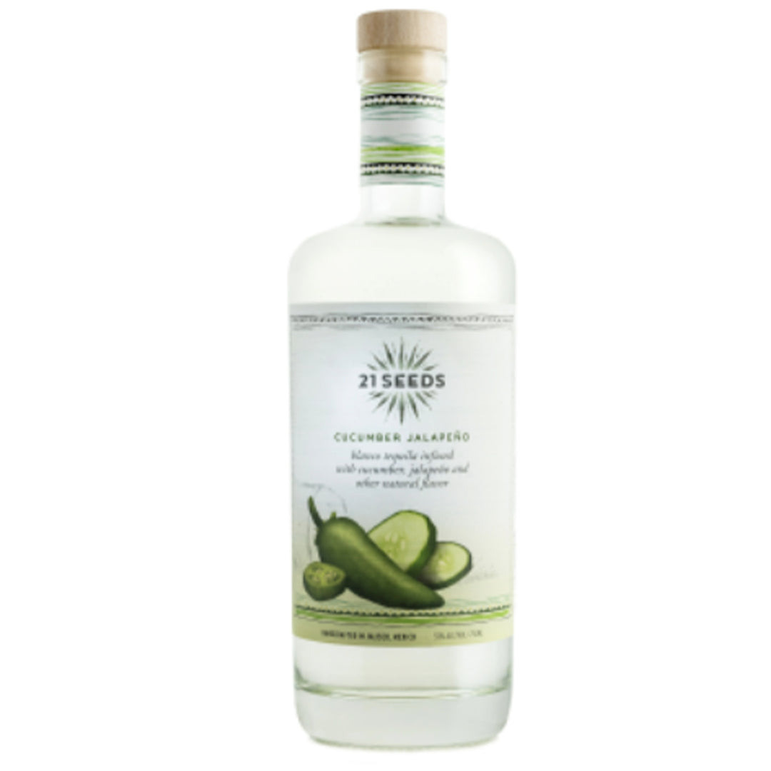 21 Seeds Cucumber Jalapeno Infused Blanco Tequila