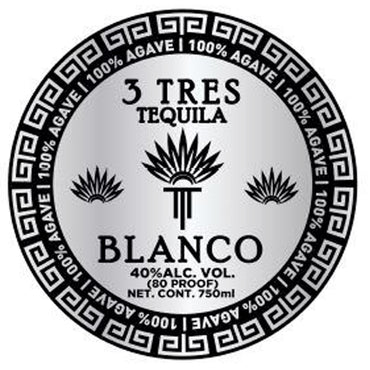 3 Tres Blanco Tequila