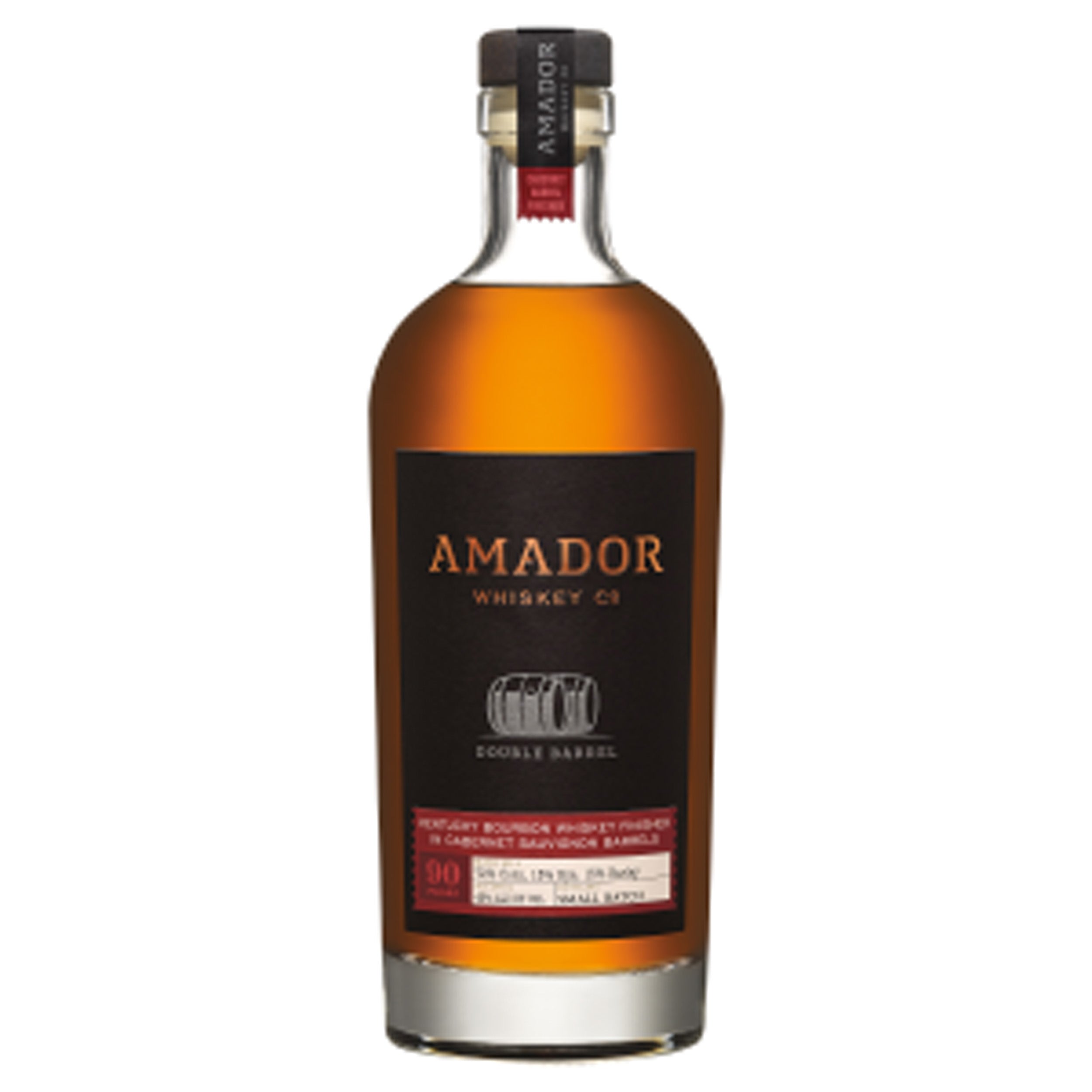 Amador Whiskey Double Barrel Cabernet Sauvignon Finished Bourbon Whiskey