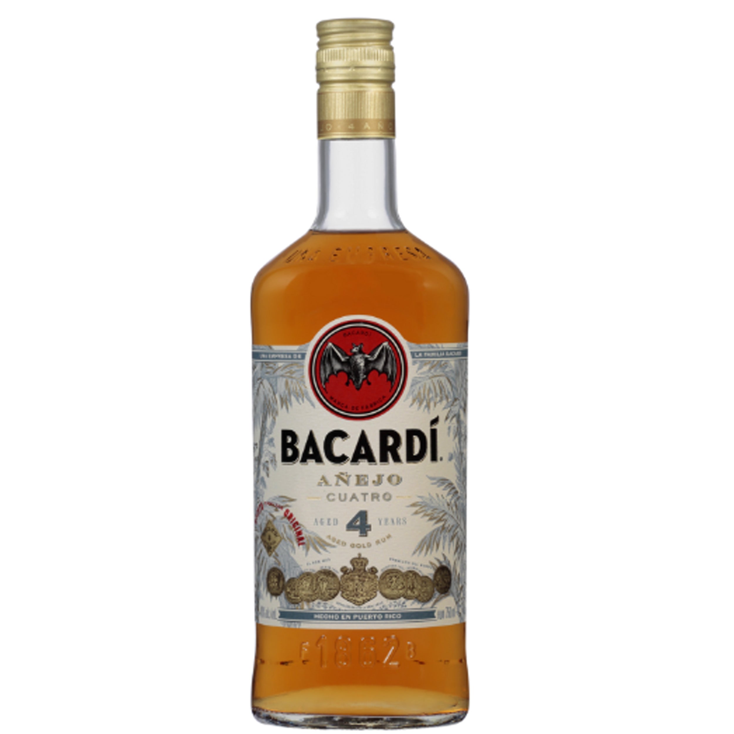 Bacardi Anejo Cuatro 4 Year Rum