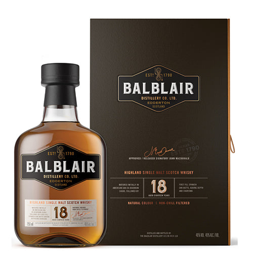 Balblair 18 Year Single Malt Scotch