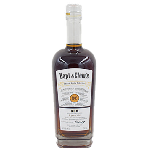 Bapt & Clems 8 Year Dominican Republic Rum