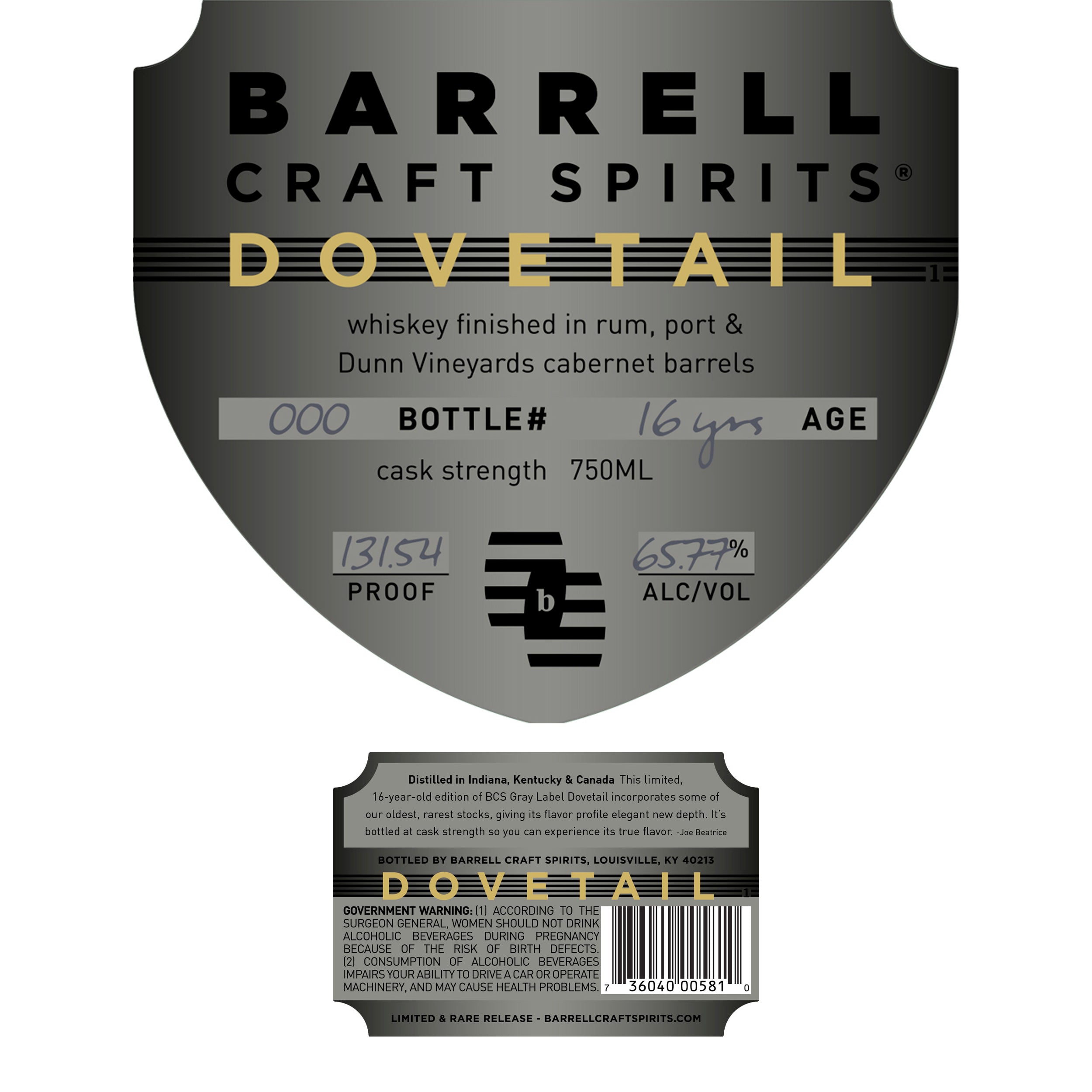 Barrell Craft Spirits Dovetail