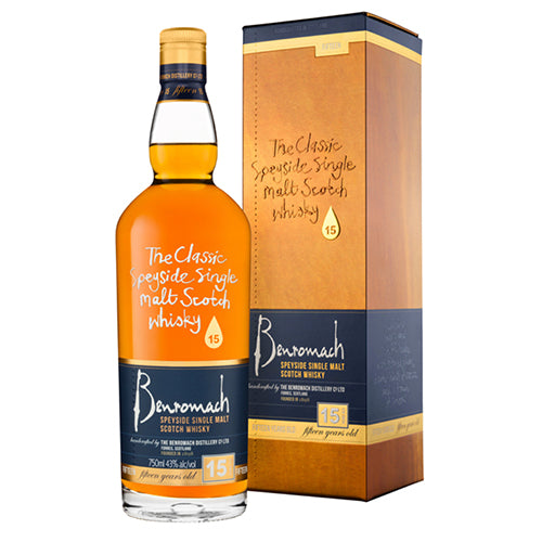 BENROMACH SINGLE MALT SCOTCH 15 YR