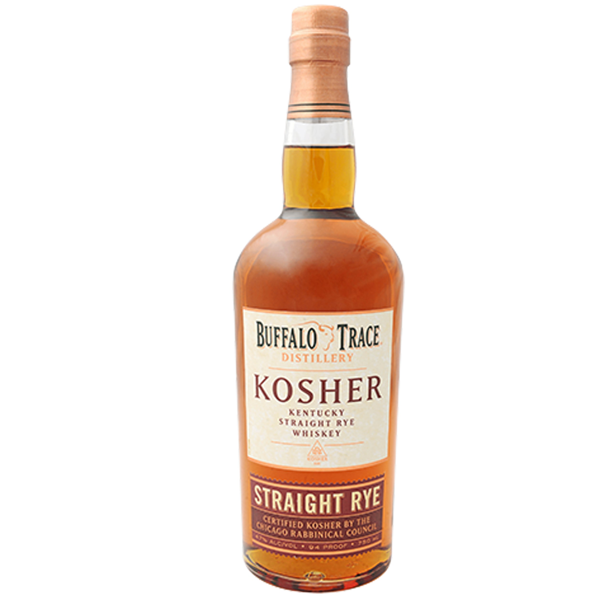 Buffalo Trace Kosher Straight Rye Whiskey – Chips Liquor