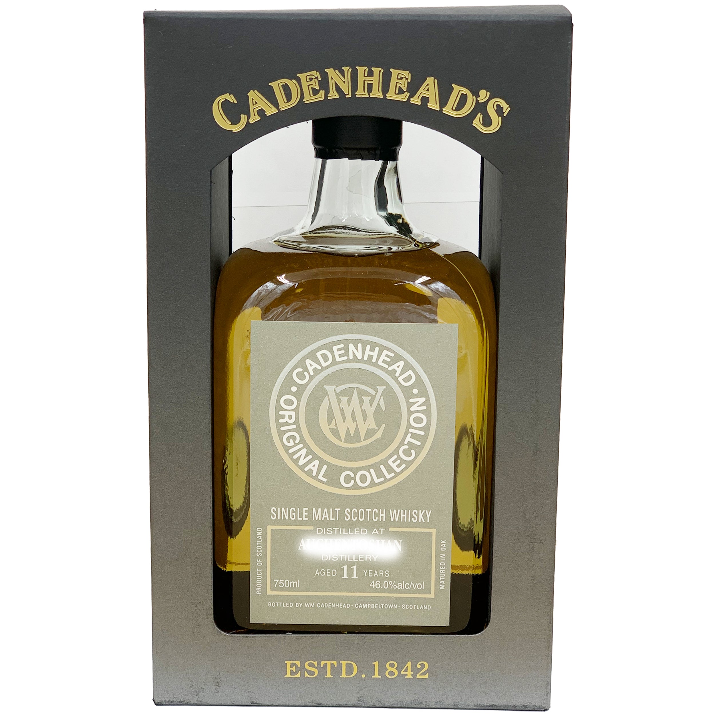 Cadenheads 11 Year Scotch Whisky Auchentoshan Distillery