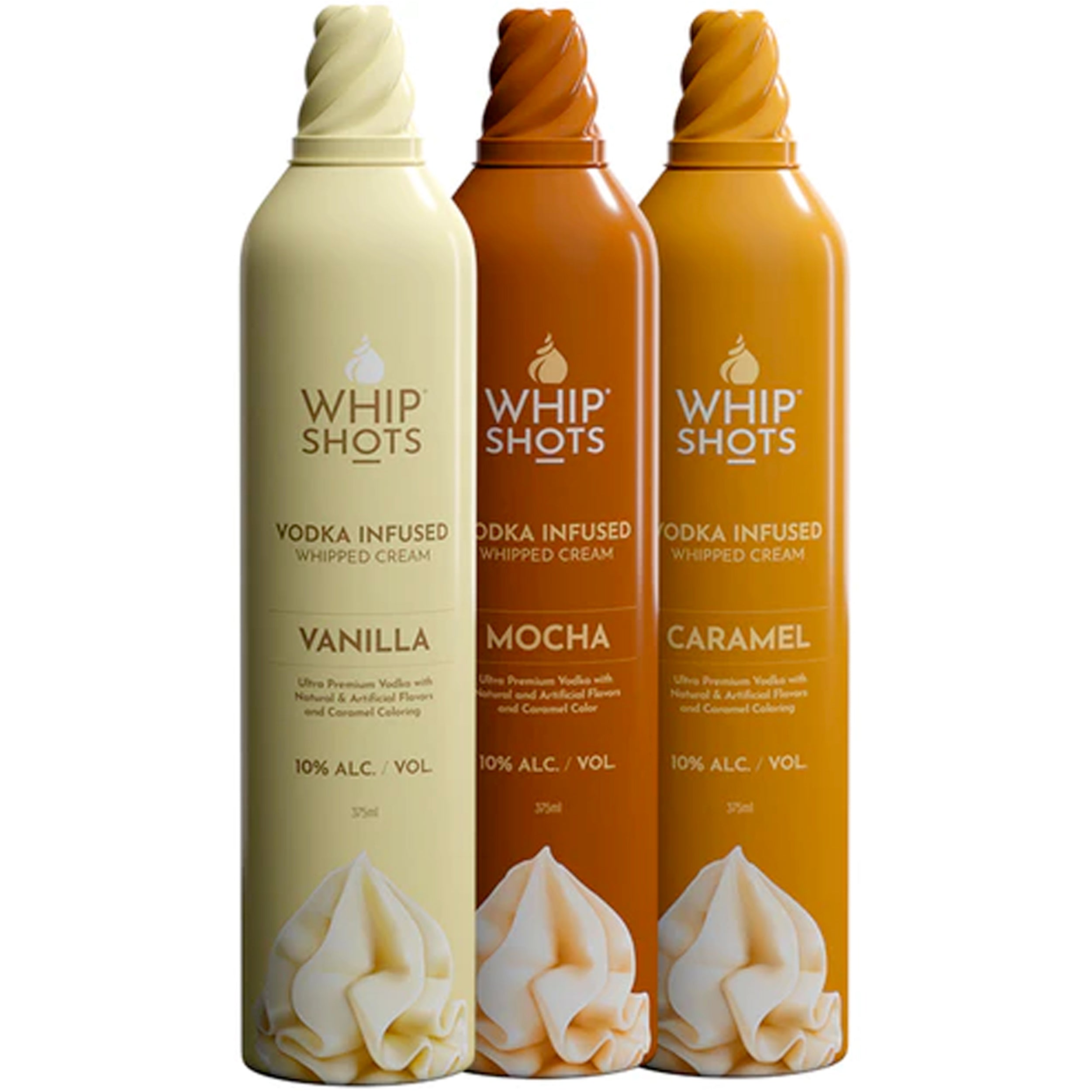 Whip Shots Vodka Infused Whipped Cream by Cardi B Bundle 200mL