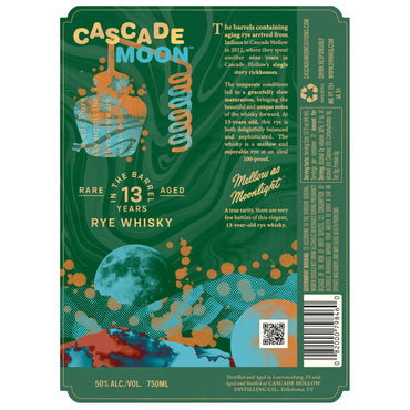 Cascade Moon 13 Year Rye Whiskey