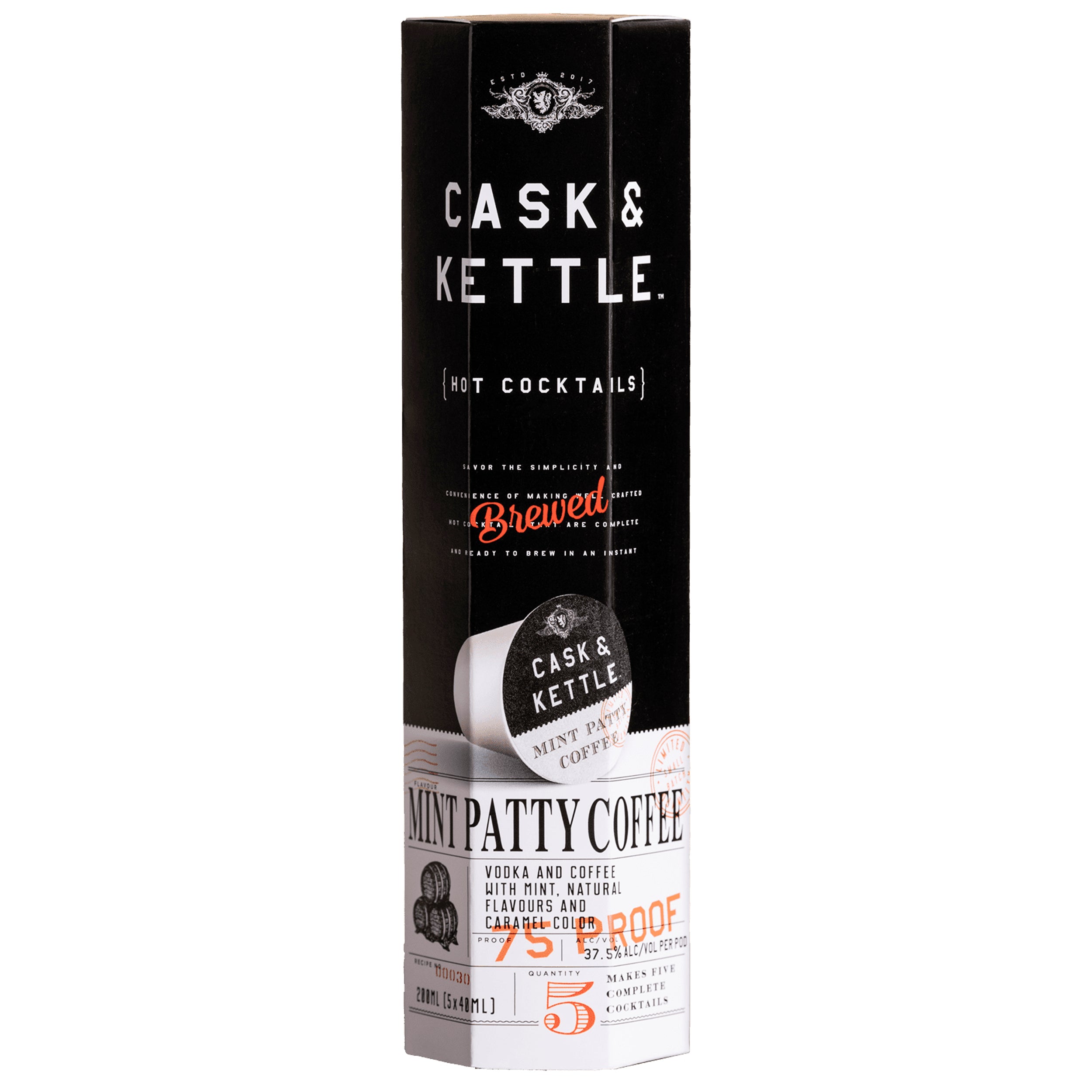 Cask & Kettle Mint Patty Coffee Cocktail Pods