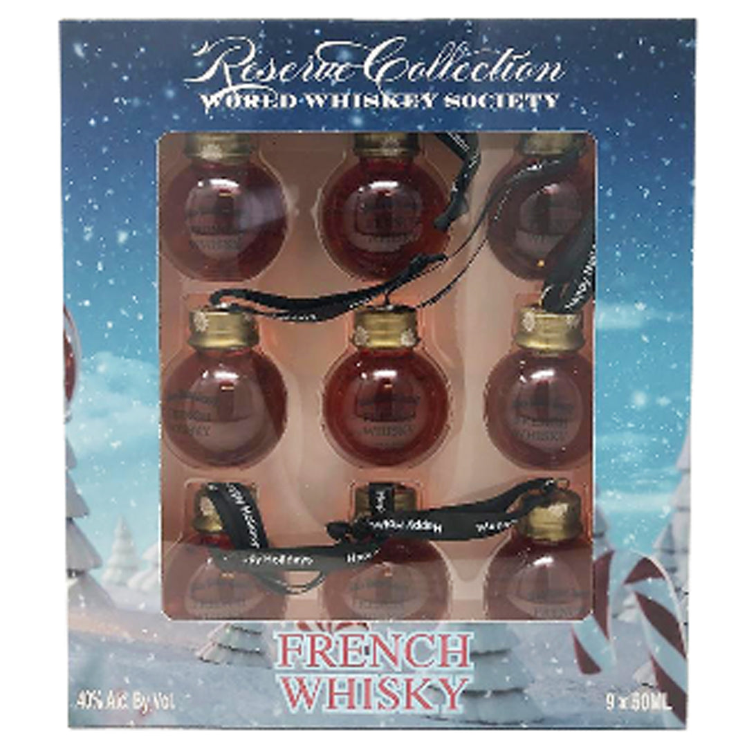 World Whiskey Society Christmas Balls French Whisky