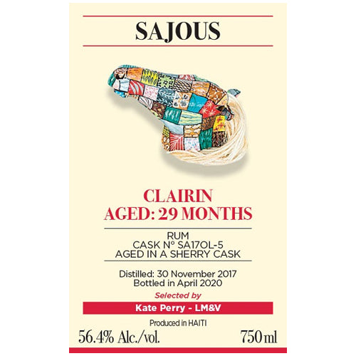 Clairin Sajous 29 Month Sherry Cask Rum
