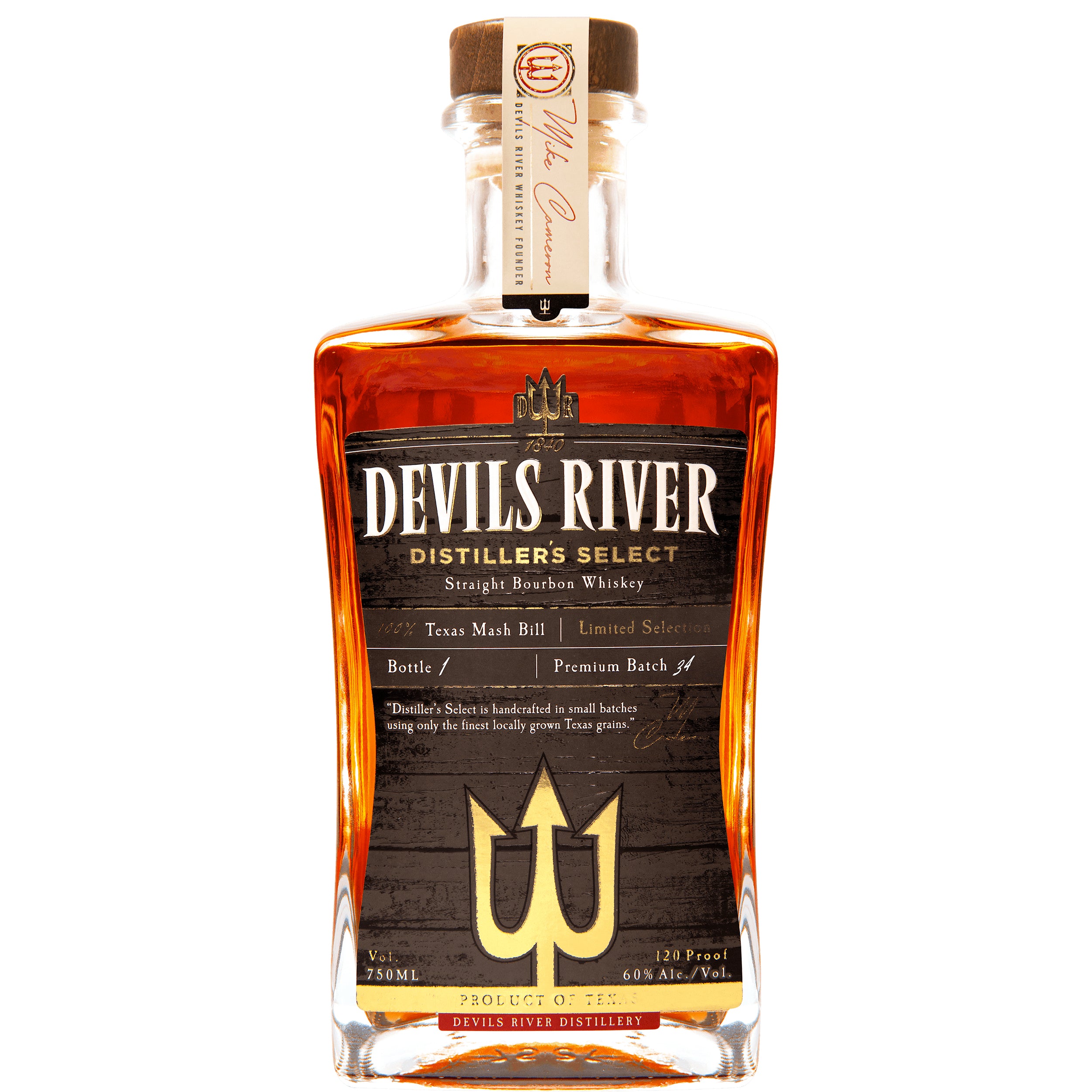 Devil's River Distiller Select Straight Bourbon