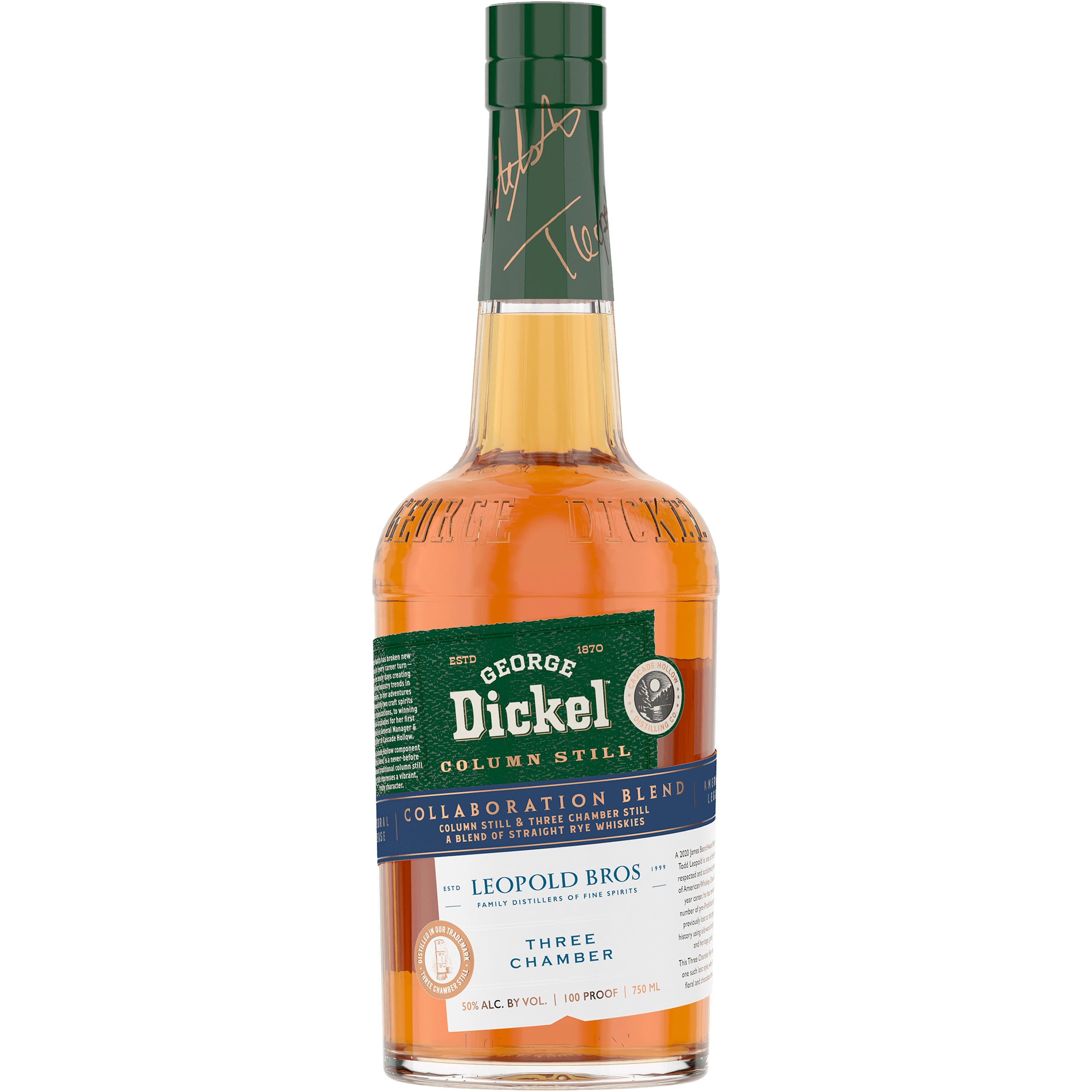 George Dickel x Leopold Bros Collaboration Blend Rye