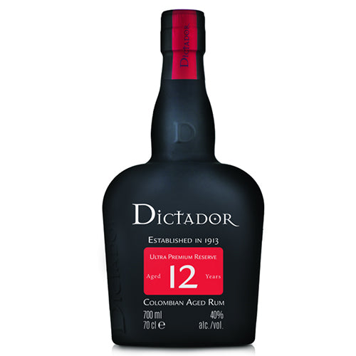 DICTADOR AGED RUM SOLERA SYSTEM ULTRA PREMIUM RESERVE 12 YR