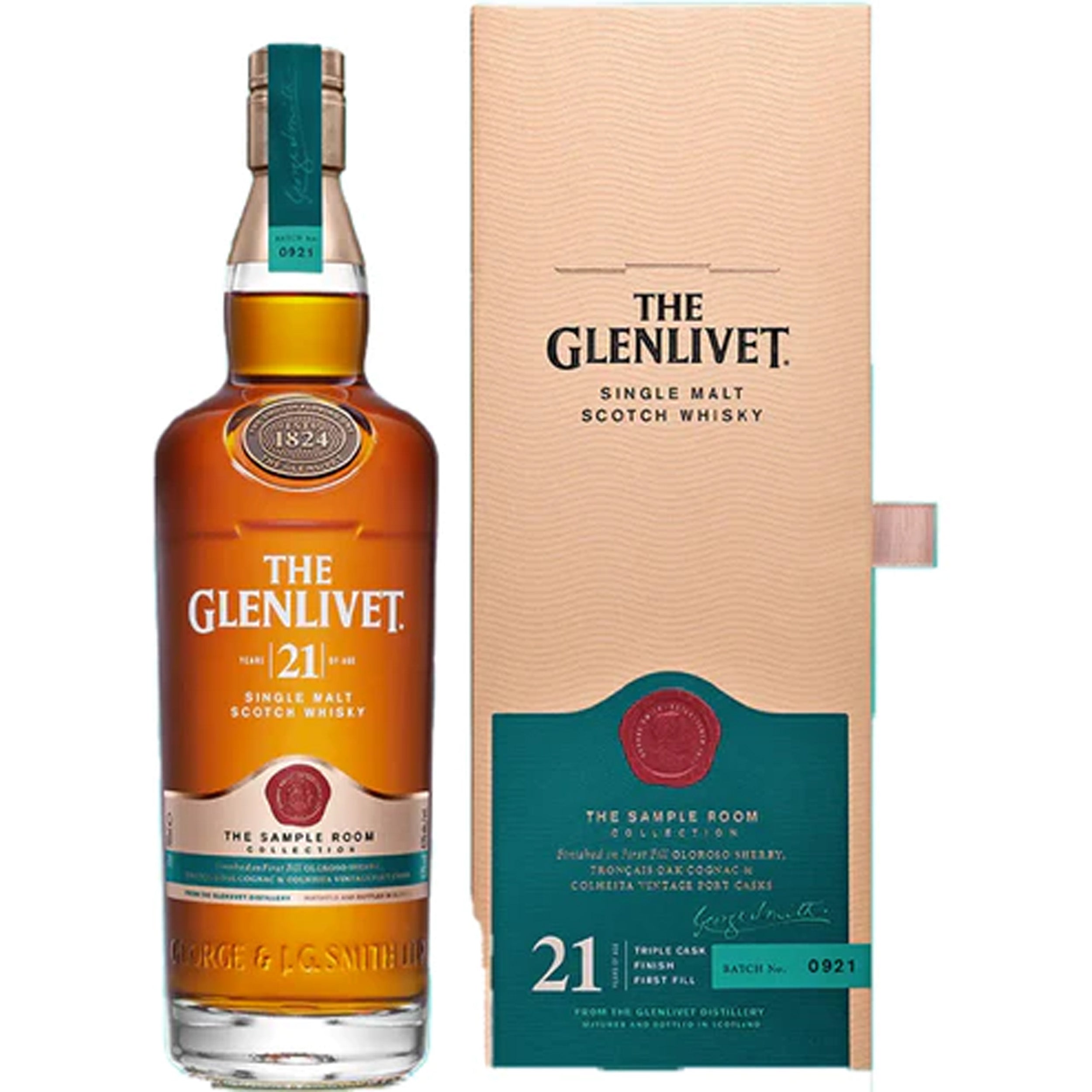 The Glenlivet 'Sample Room Collection' 21 Year Old Triple Cask Scotch Whisky