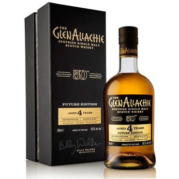 GlenAllachie Billy Walker 50th Anniversary Future Edition Peated 4 Year Old Scotch Whisky