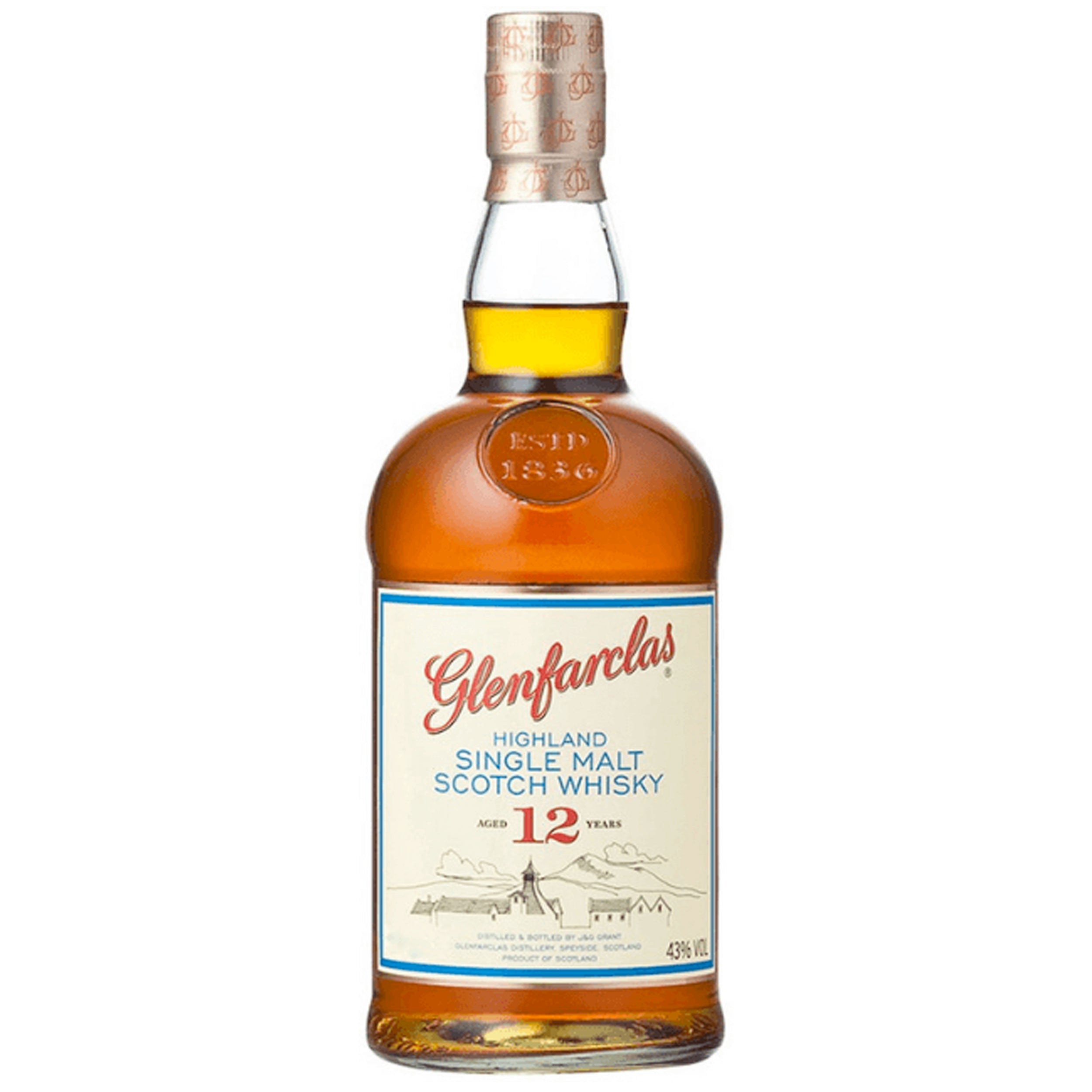 Glenfarclas Single Malt Scotch Whiskey 12Yr
