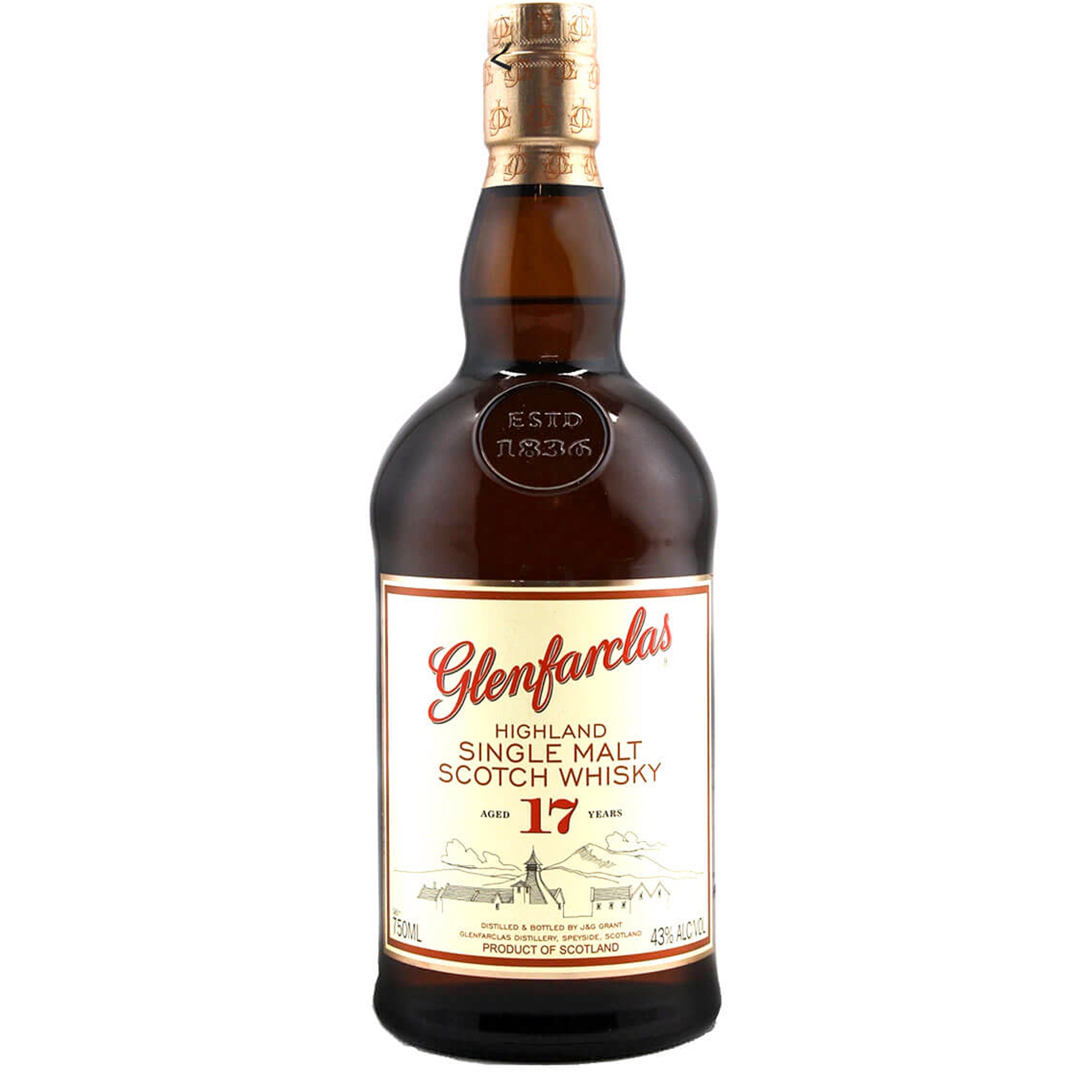 Glenfarclas Single Malt Scotch Whiskey 17Yr