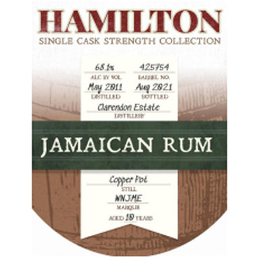 Hamilton Single Cask Demerara #435754 2011