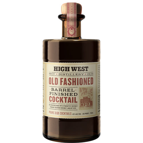 High West Barrel Finished Old Fashioned Cocktail