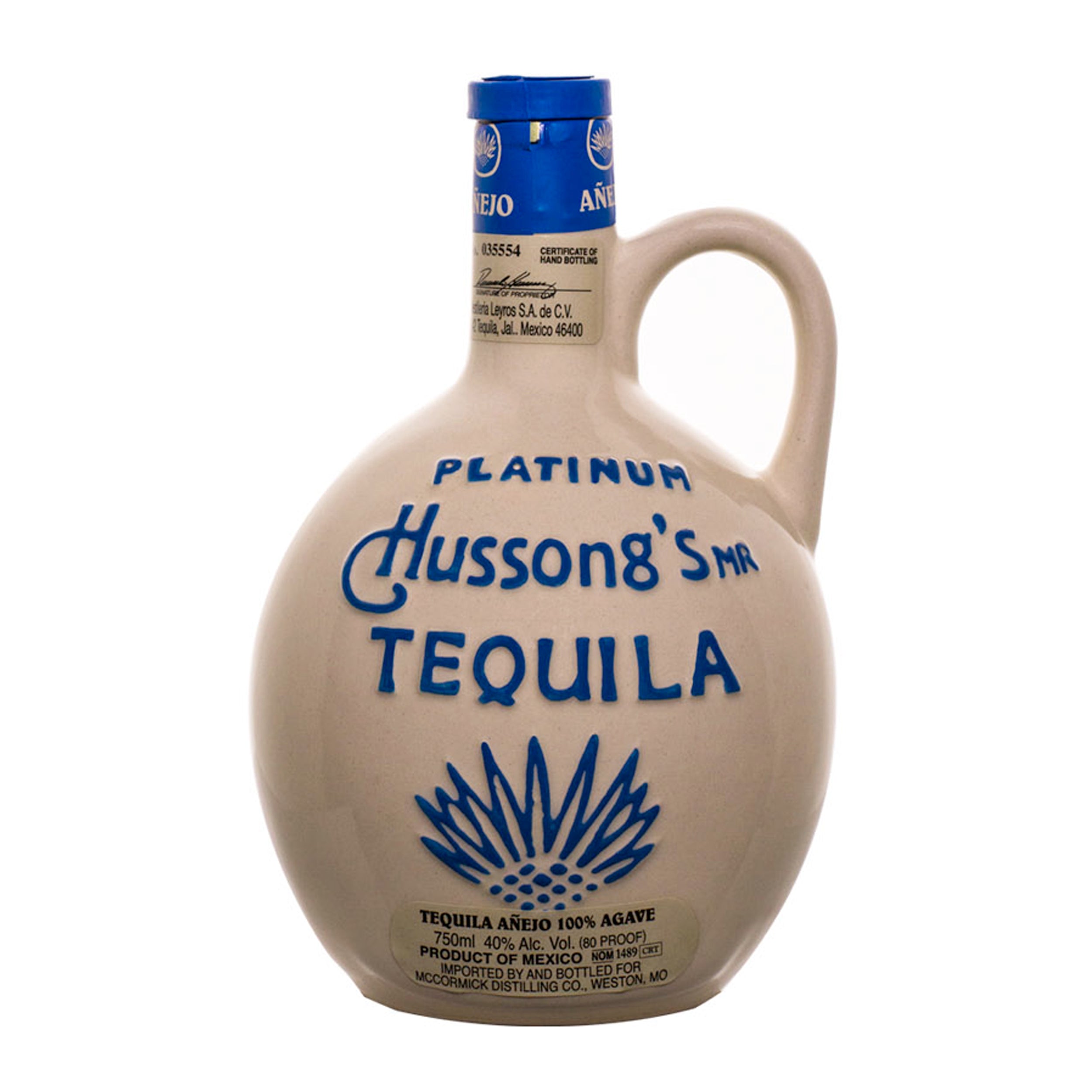 Hussong's Platinum Anejo Tequila