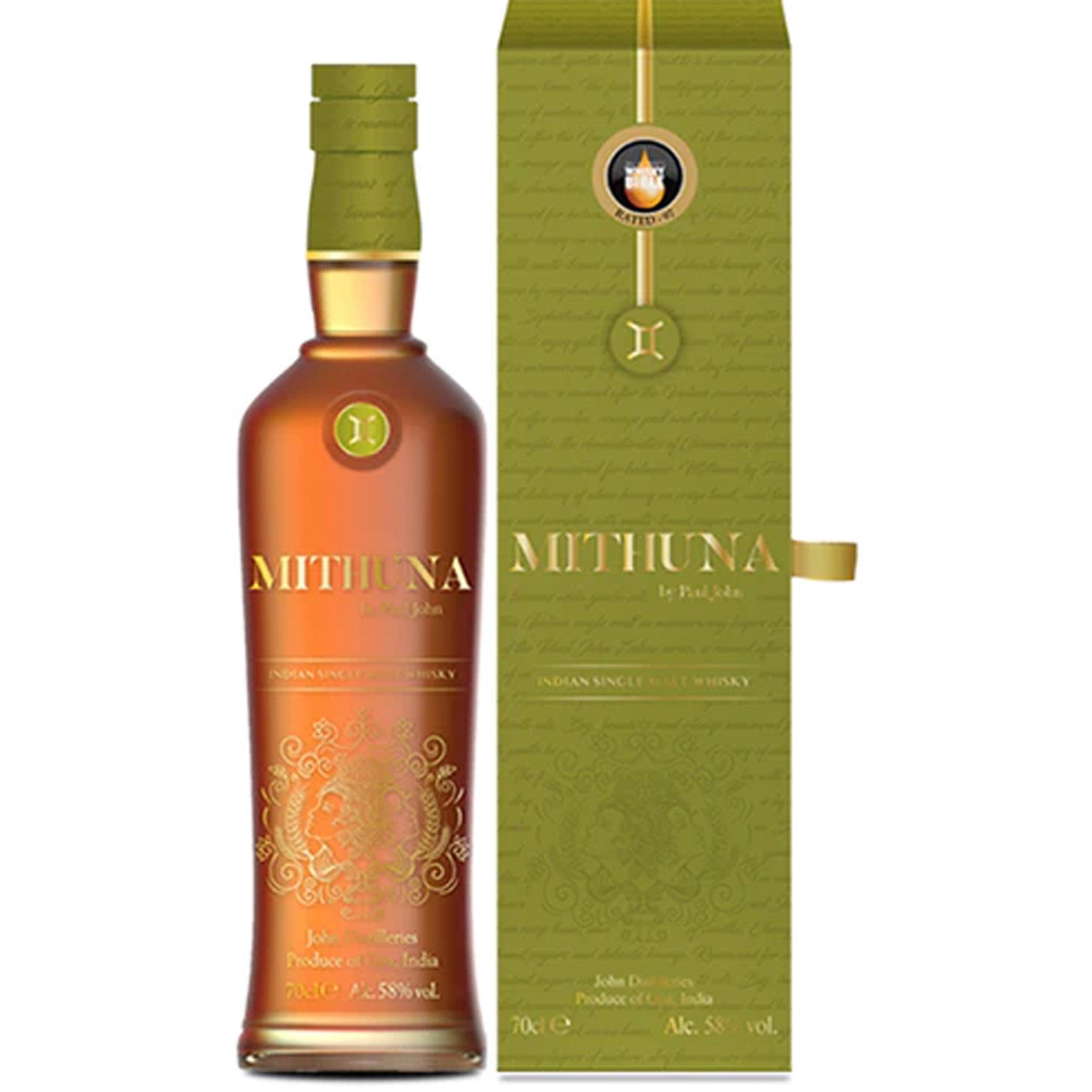Paul John 'Mithuna' Indian Single Malt Whisky