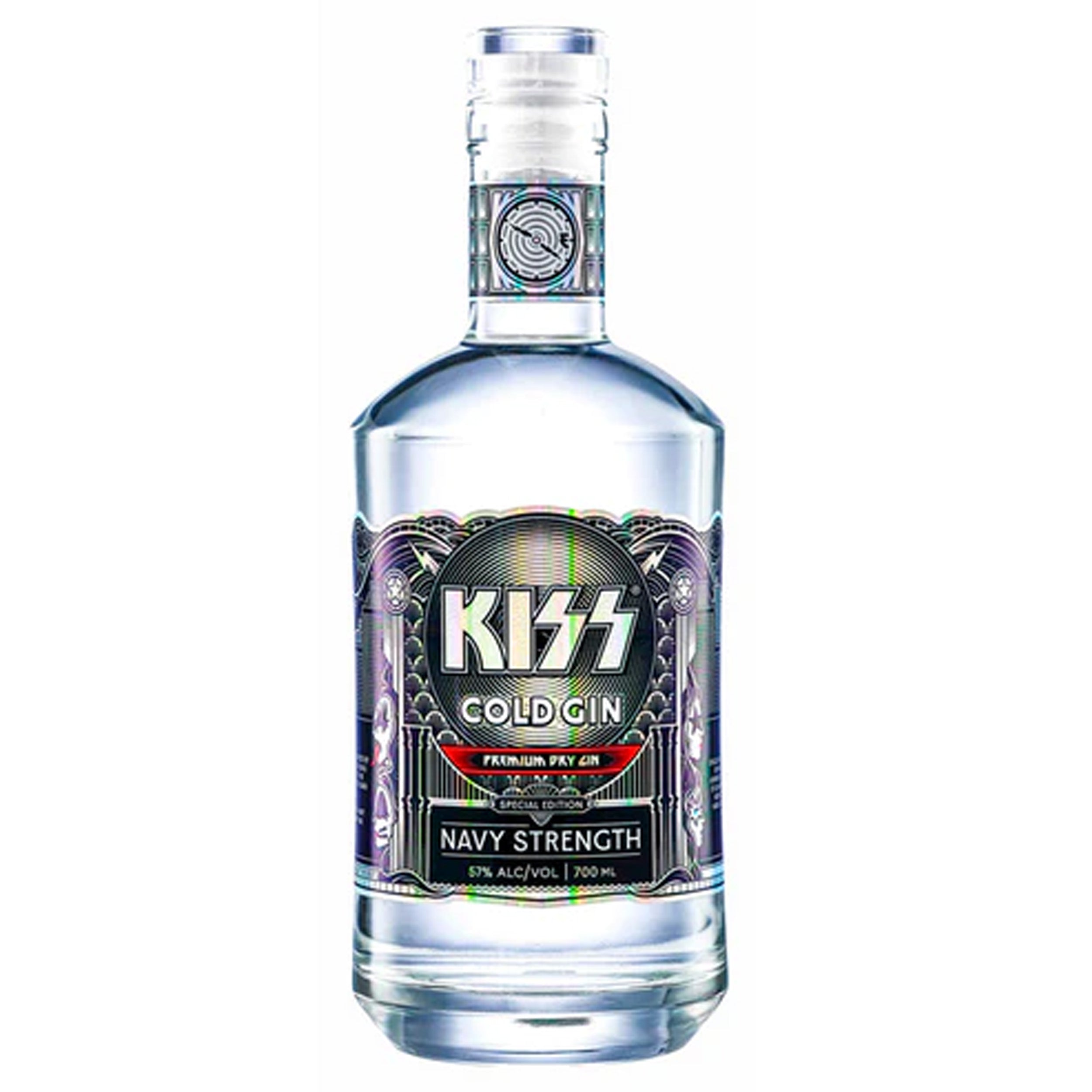 KISS Cold Gin – Gin Navy Chips Dry Strength Liquor