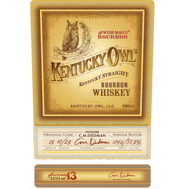 Kentucky Owl Bourbon Batch 13