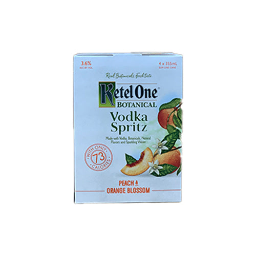 Kettle One Peach &amp; Orange Blossom Vodka Spritz Cans