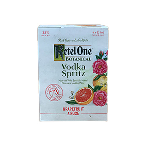 Kettle One Grapefruit &amp; Rose Vodka Spritz Cans