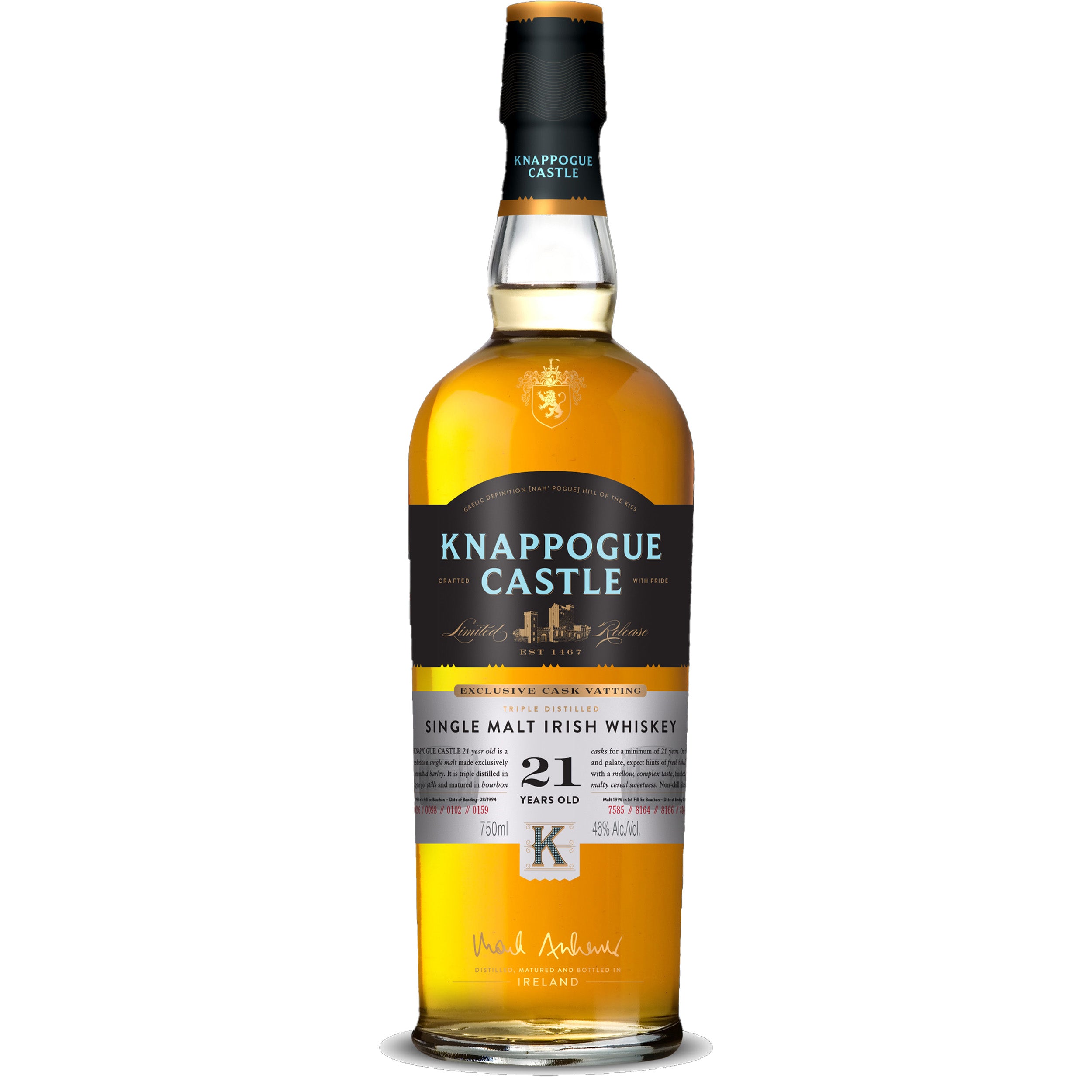 Knappogue Castle 21 Year Irish Whiskey
