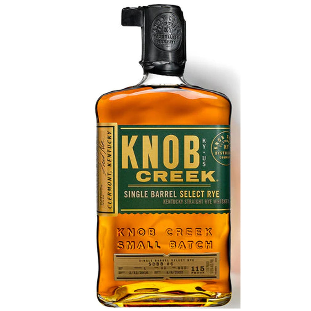 Knob Creek Single Barrel Select Rye Whiskey &