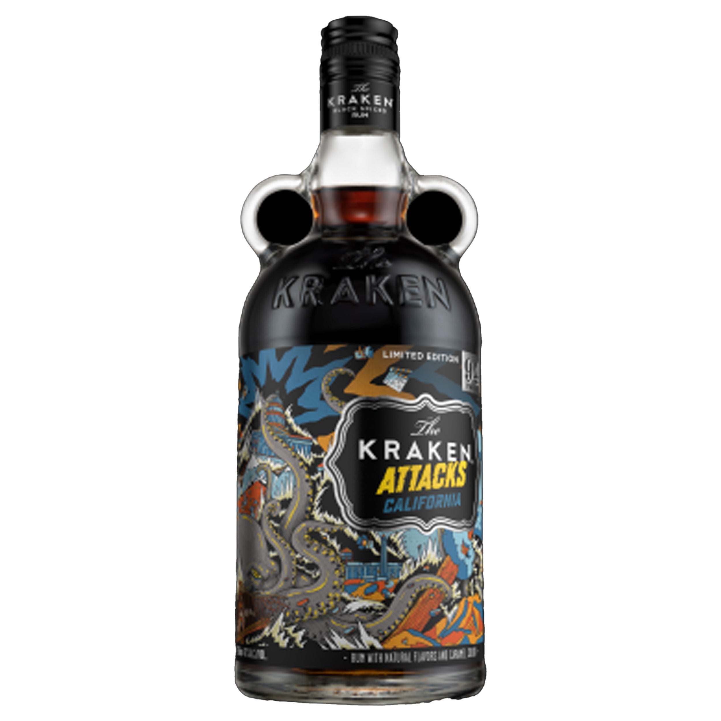 Kraken Attacks California Black Spiced Rum