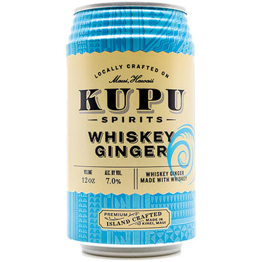 Kupu Whiskey Ginger Canned Cocktail