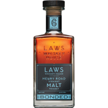 Laws Whiskey House Henry Road Straight Bonded Malt Whiskey