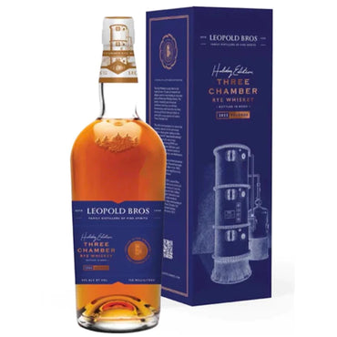 Leopold Bros Three Chamber Rye Whiskey Holiday Edition 2022