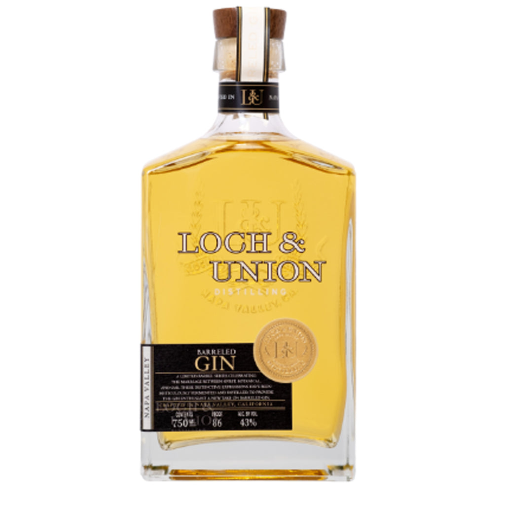 LOCH & UNION DISTILLING BARREL AGED GIN EX CHARDONNAY BARREL Chips Liquor