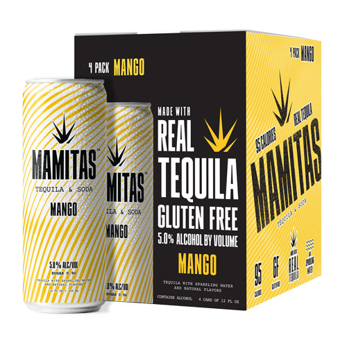 Mamitas Mango Tequila Soda 4pk