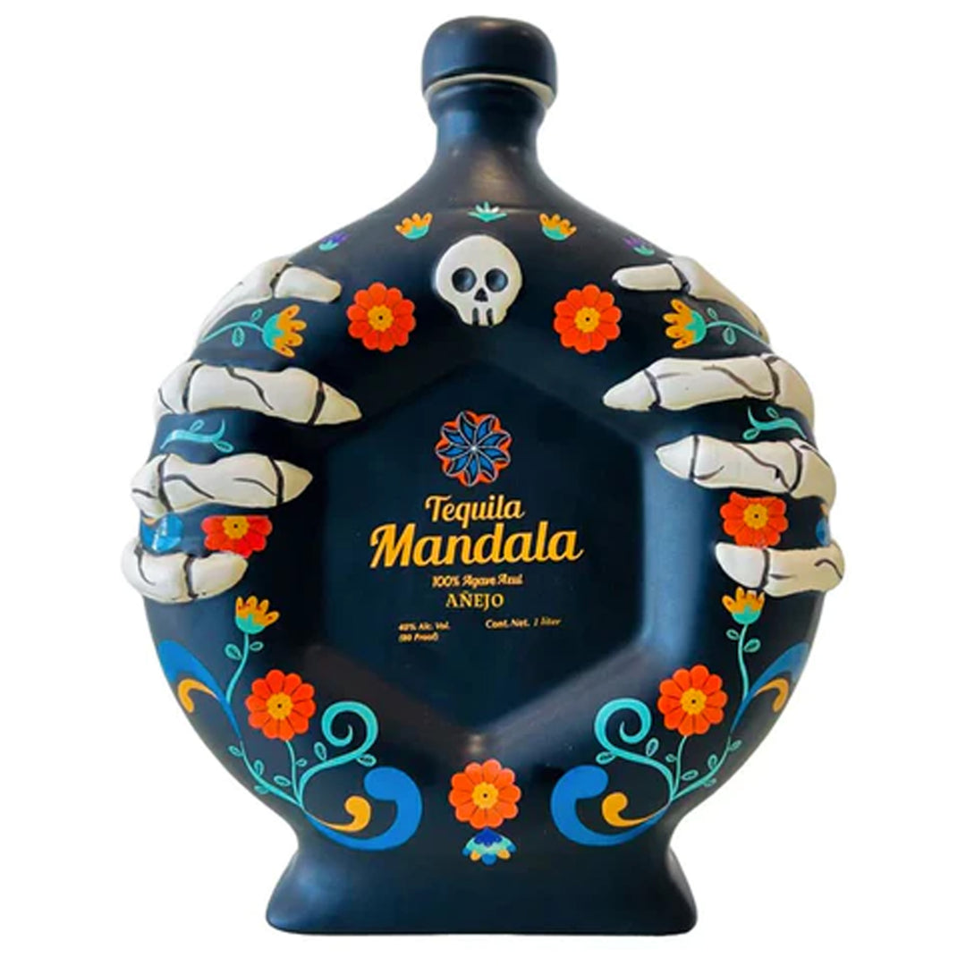 Mandala Limited Edition Ceramic Dia de los Muertos Anejo Tequila 2022