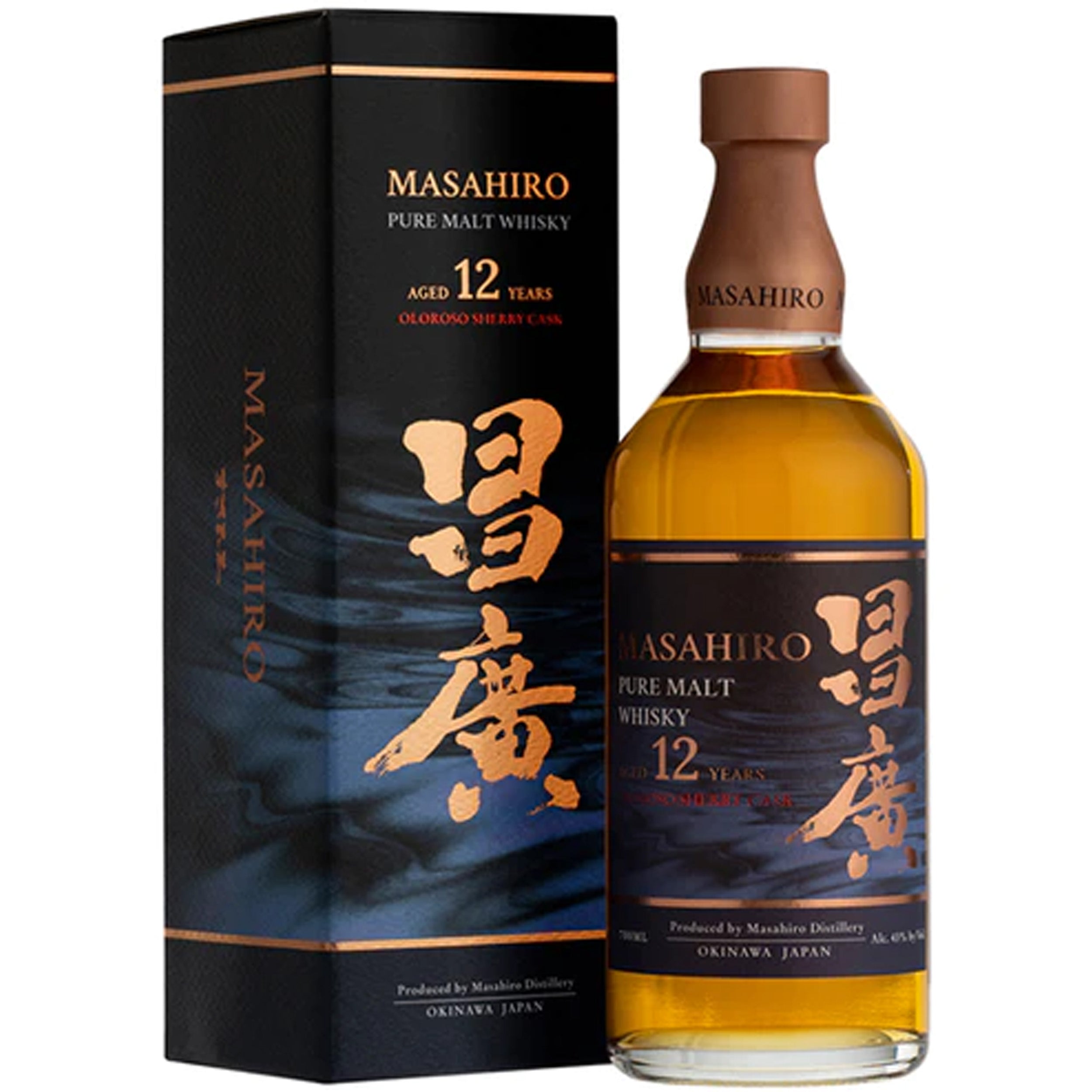 Masahiro 12 Year Old Oloroso Sherry Cask Finish Pure Malt Whisky